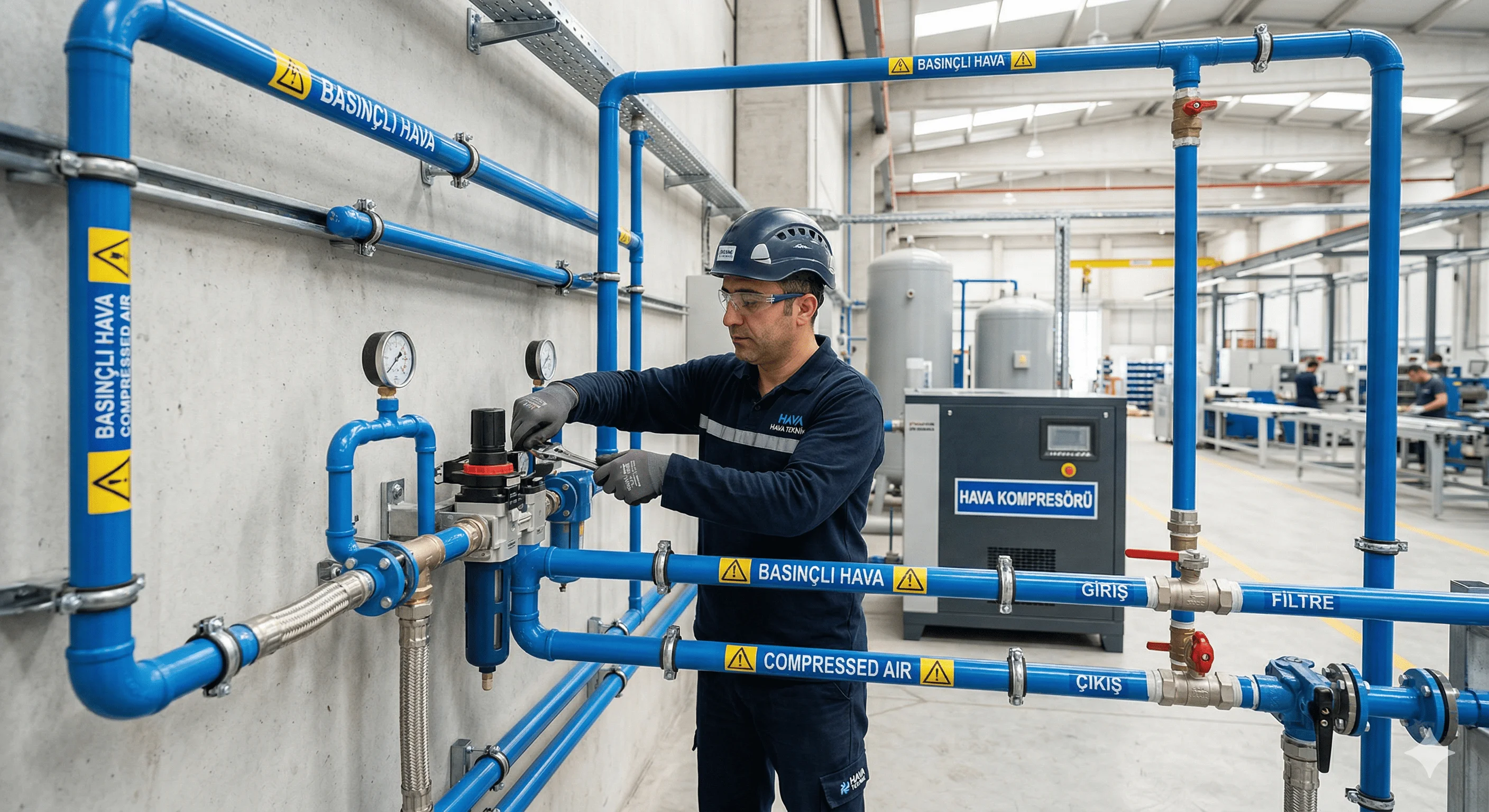 Basınçlı Hava Tesisatlar
