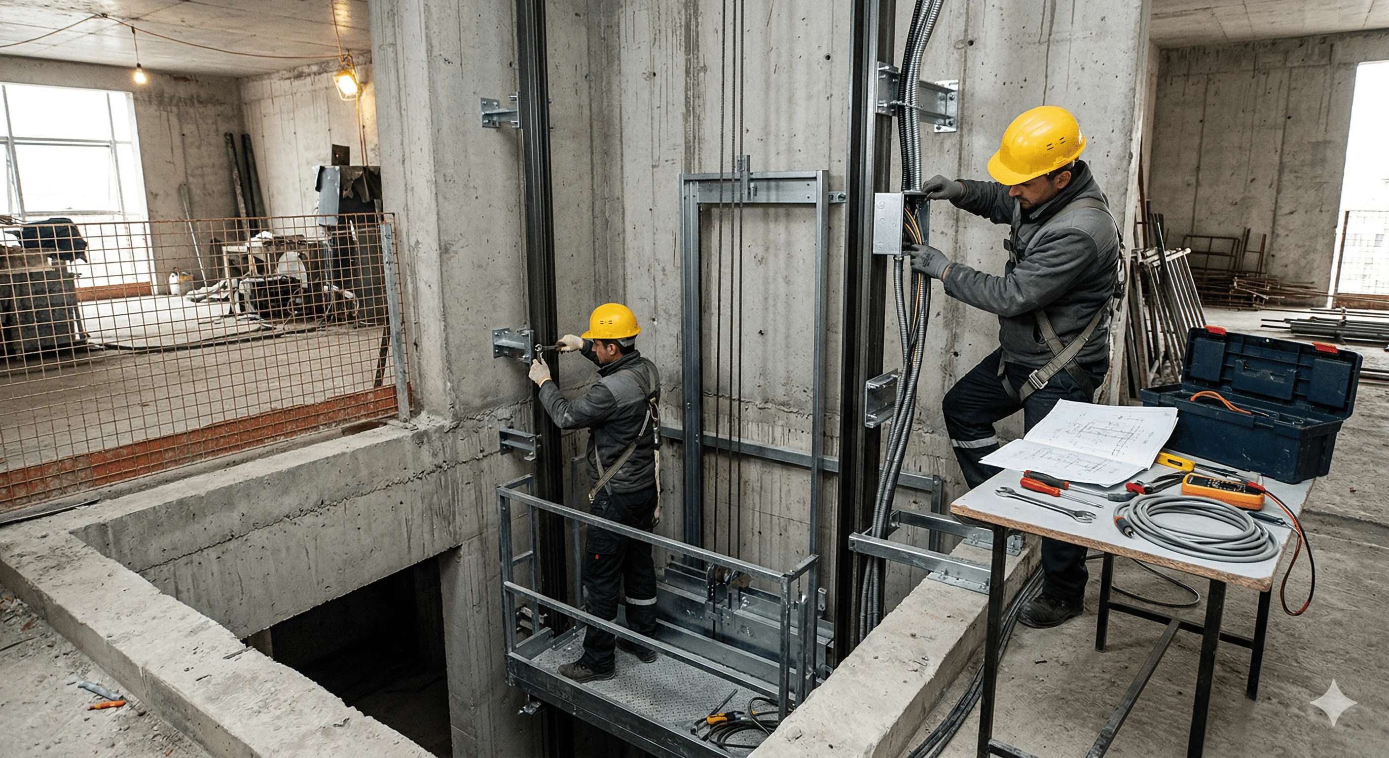 Asansör Avan Tesisatı